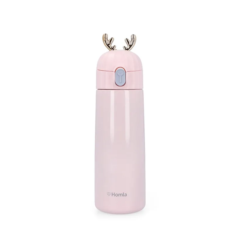 Termoska GATTO růžová se sobími rohy 805252 330 ml Ověřený