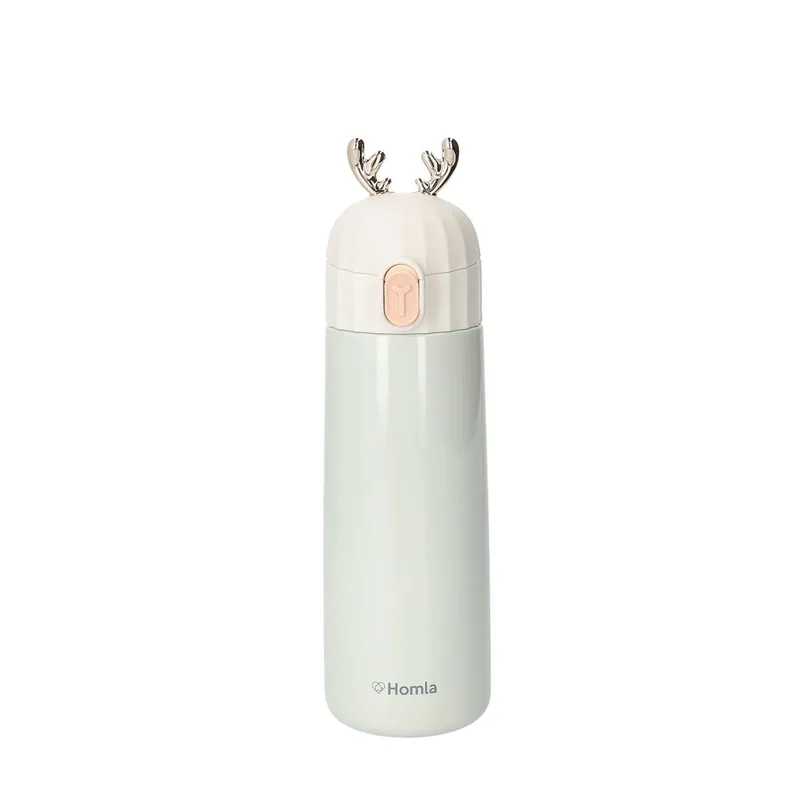 Super Cena Termoska GATTO bílá se sobími rohy 835327 330 ml