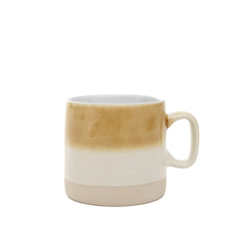Nová Kolekce Hrnek SANKO žlutý / bílý 860350 300 ml