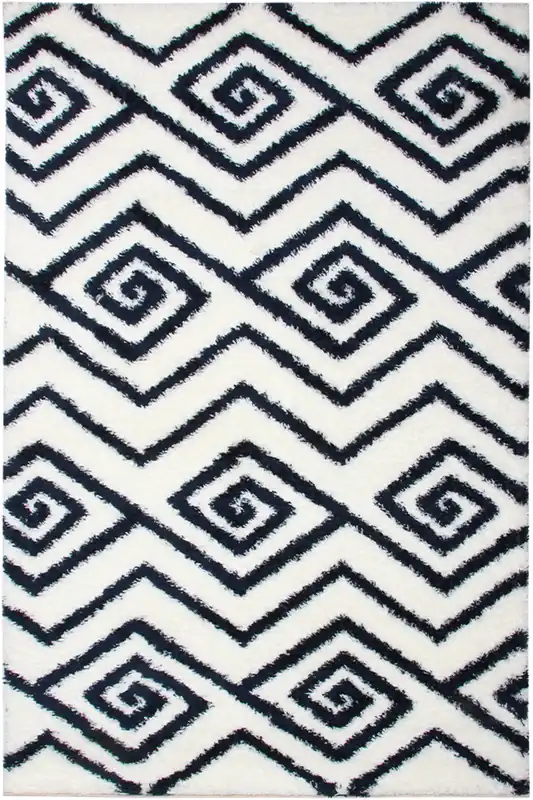 Aktuální Koberec Boho 638 CREAM/NAVY BLUE