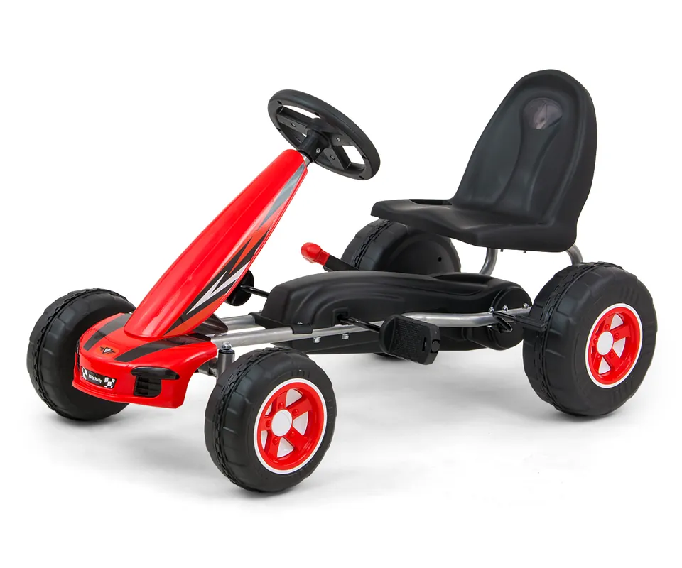 Originální Šlapací motokára Viper červená