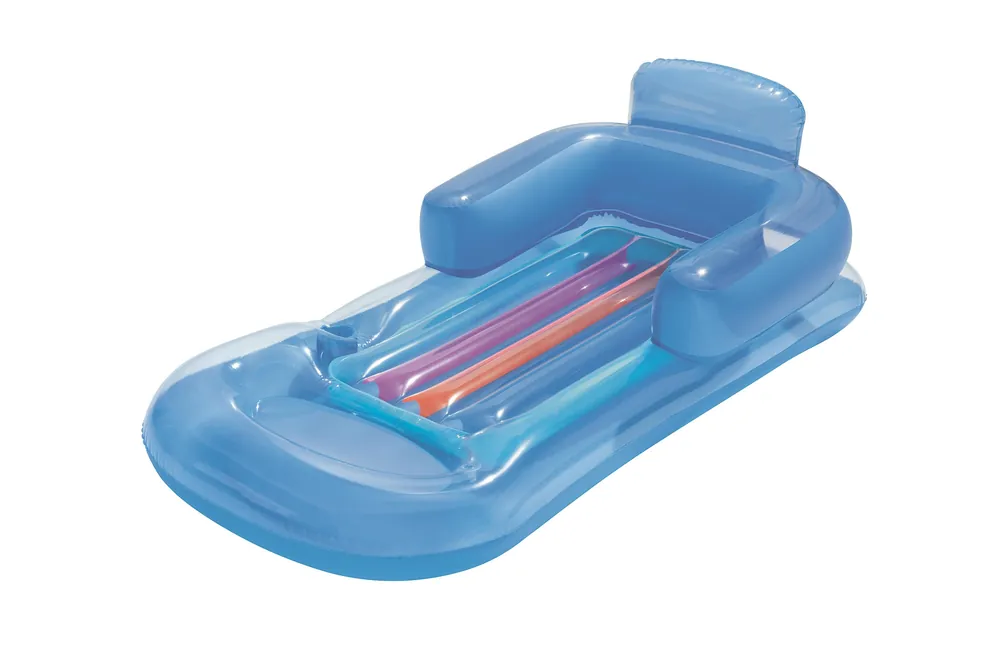 Nafukovačka Bestway 43028 s opěradlem, modrá 161x84 cm Akční Nabídka