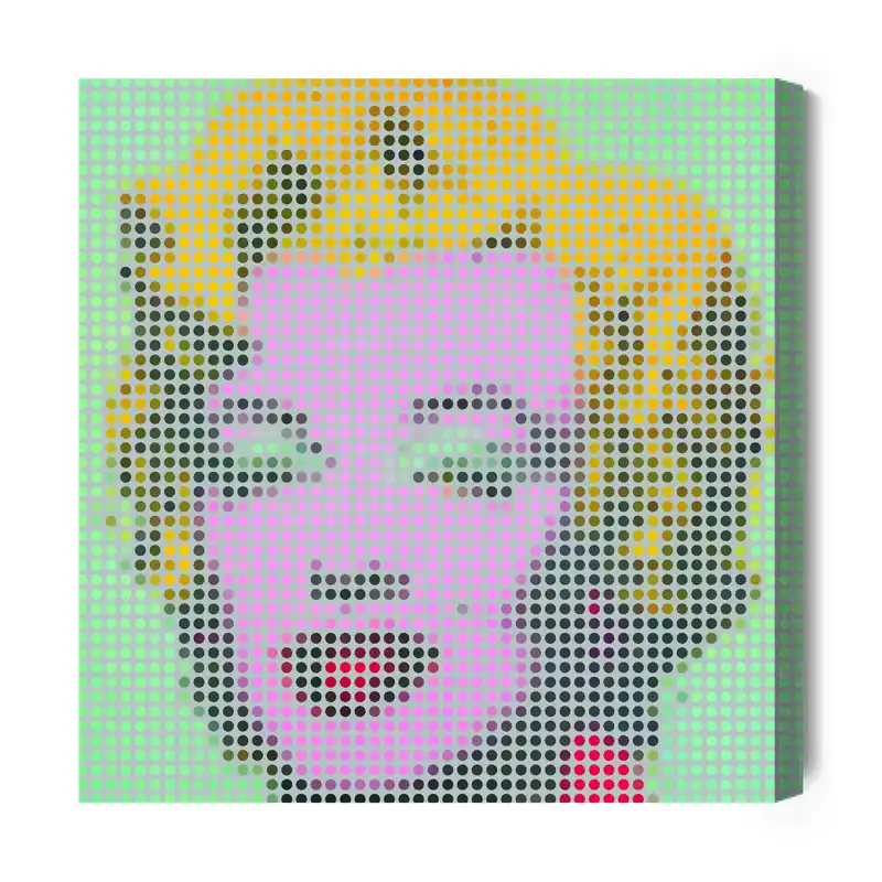 Bezpečná Platba Obraz Canva ikona Marilyn - na plátně