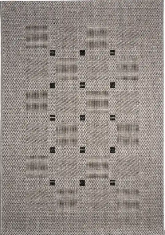 Koberec Floorlux 20079 Silver Black Vysoce Kvalitní