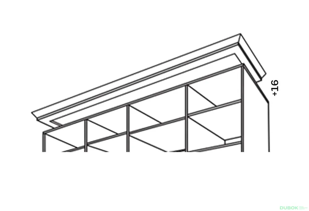 Římsa 2700 (hloubka 600) Rim-Veneziano 4D 2,7 m Objednat Nyní