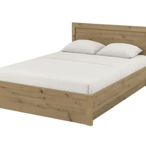 Speciální Cena Postel 140x200 s úložným prostorem dub artisan Ayson