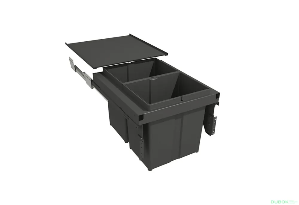 Sorter 580 Gollinucci EVO do skrinky 450mm včetně výsuvů a víka 2x29l antracit Must-Have