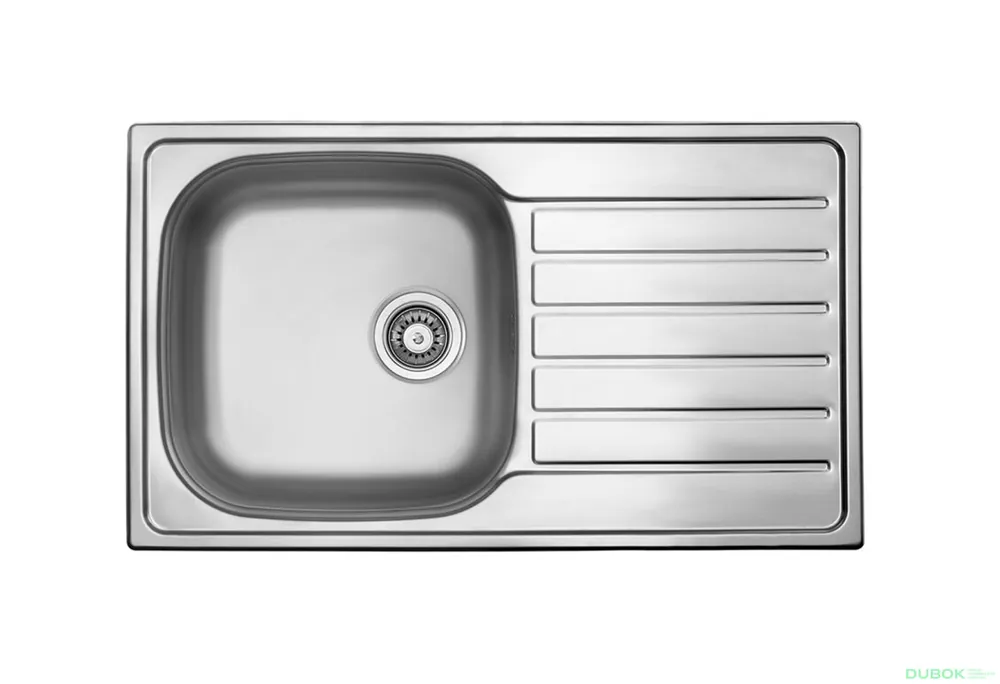 StrongSinks S1 Dřez Mohan nerez satén 860x500, s odkapem, horní montáž Kup Teď