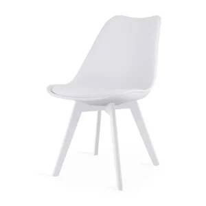 Must-Have Židle MARK bílá / bílé nohy x 1