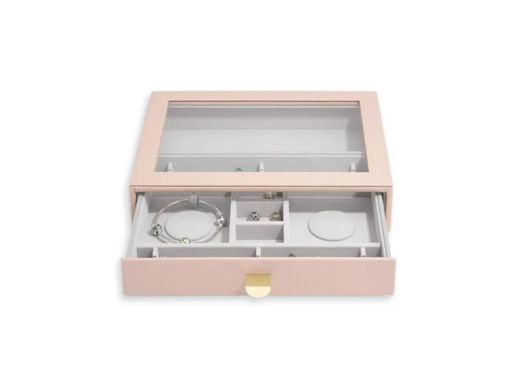 Odeslání Ihned Šperkovnice na šarmy Stackers Blush Classic Charm Display Drawer růžová