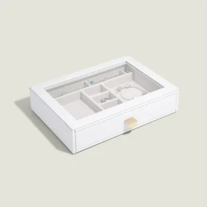 Akce Šperkovnice na šarmy Stackers White Classic Charm Display Drawer bílá