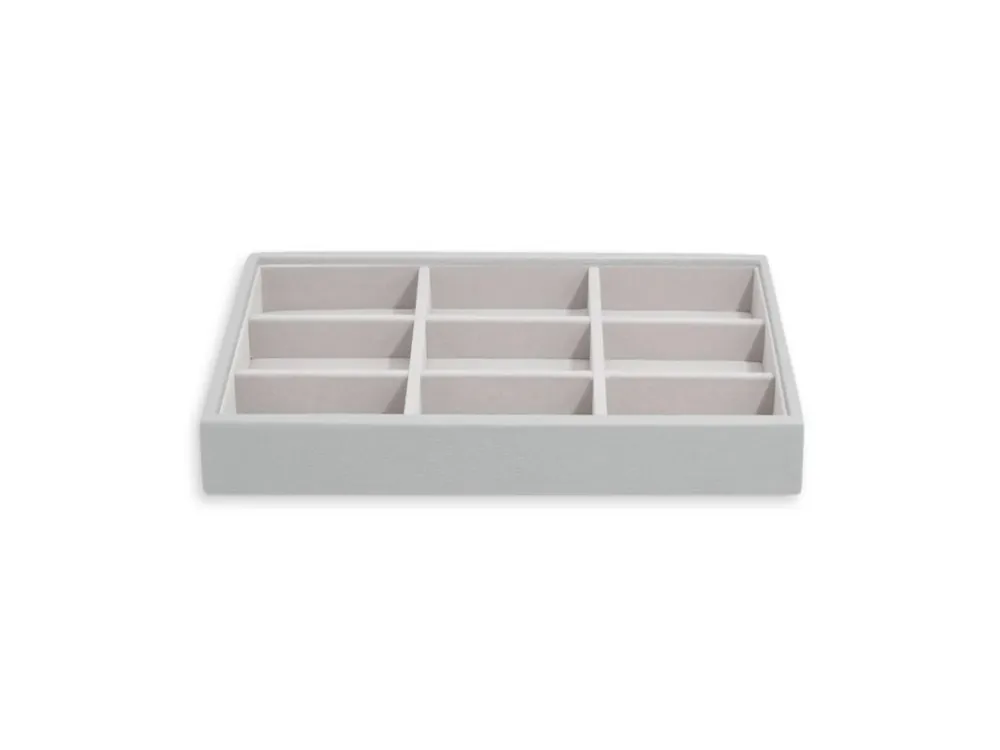 Box na šperky Stackers Pebble Grey Classic 9 šedá Nejlepší Volba