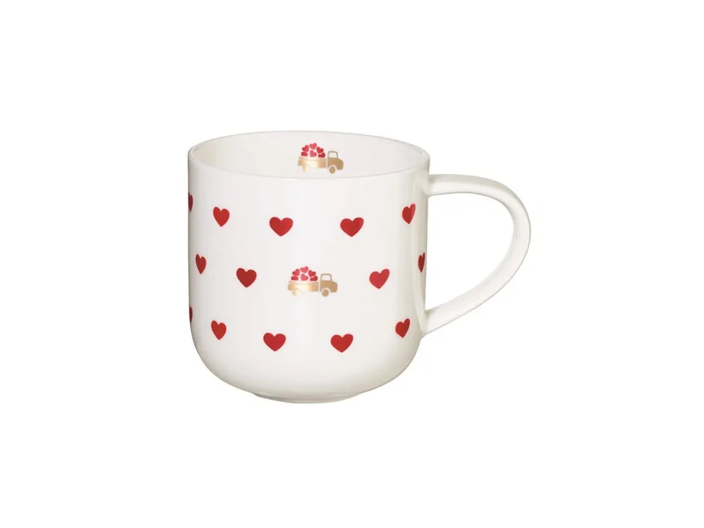 Porcelánový vánoční hrnek Asa Selection COPPA TRUCK OF LOVE 0,4 l bílá Výhodná Nabídka
