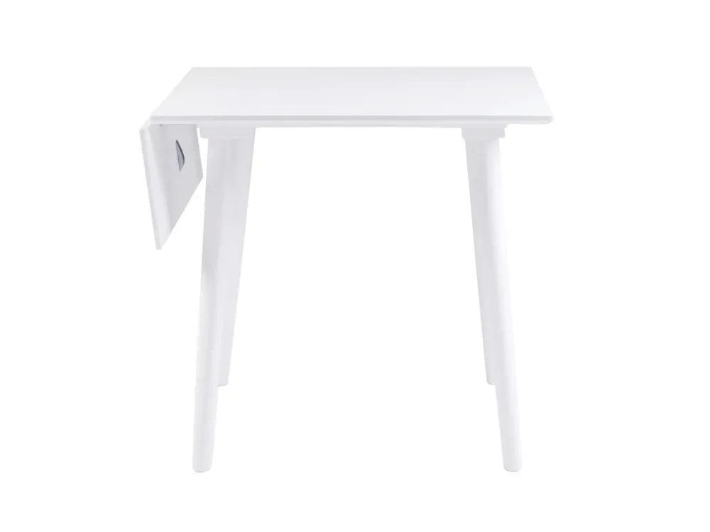 Aktuální Skládací stůl Rowico Home LOTTA White, 80x80 cm bílá