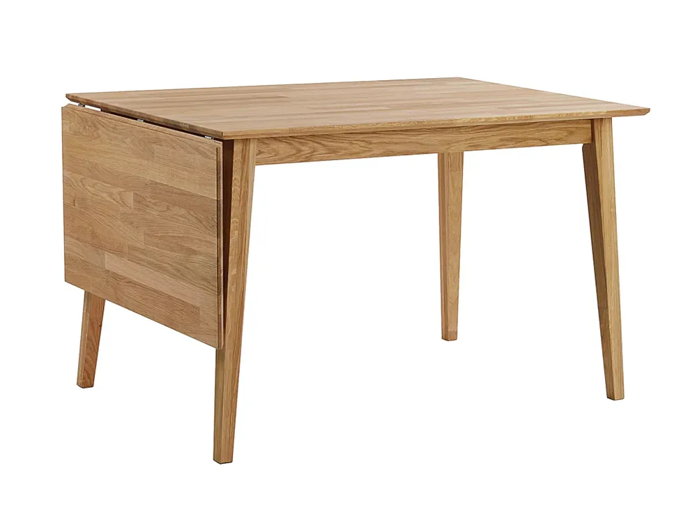 Skládací stůl z olejovaného dubu Rowico Home FILIPPA Oak, 120x80 cm dub, přírodní Omezená Nabídka
