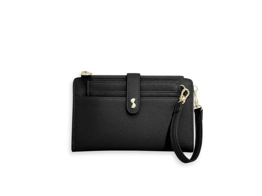 Velká peněženka Stackers Large Purse Black černá Omezená Nabídka