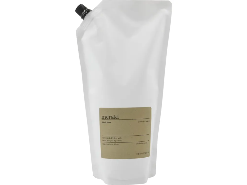 Náhradní náplň mýdla na ruce Meraki Northern Dawn, 1000 ml Akční Cena