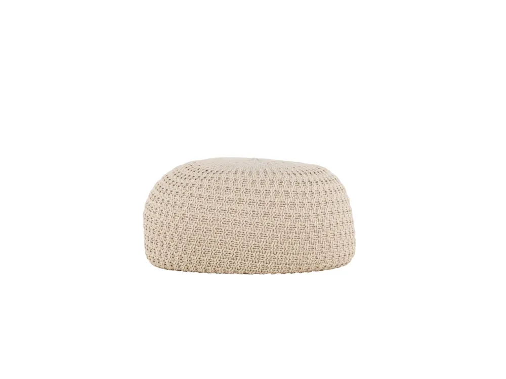 Kup Teď Kulatý puf SAM - ⌀45 cm Béžový
