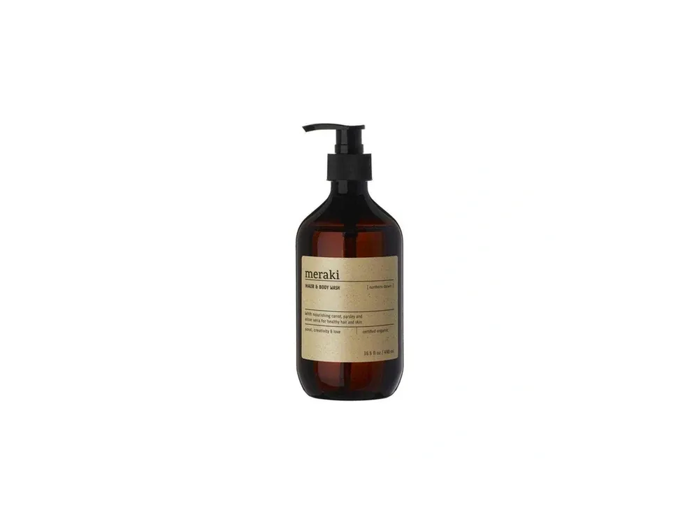 Organický sprchový gel na vlasy a tělo Meraki NORTHERN DAWN 490 ml Originální